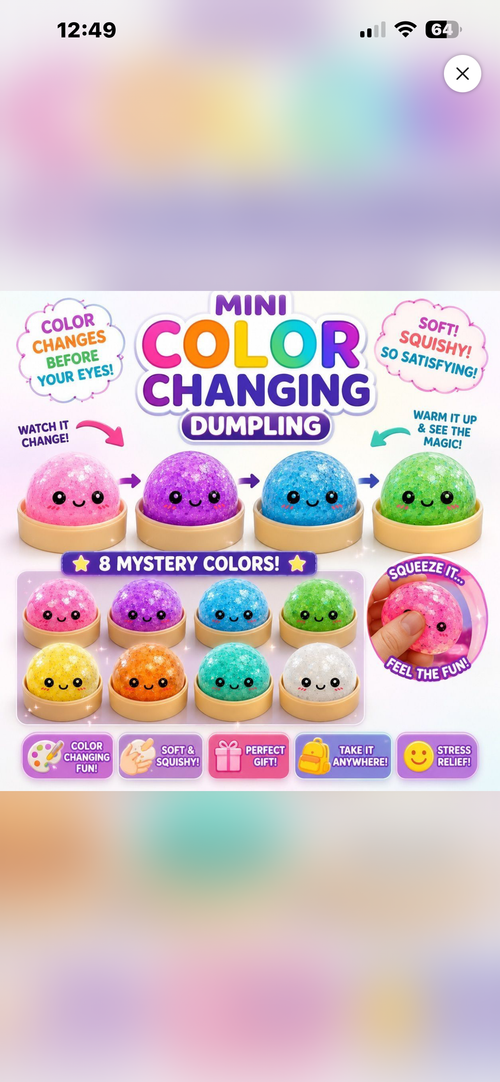 COLOR CHANGING MINI DUMPLINGS🥟