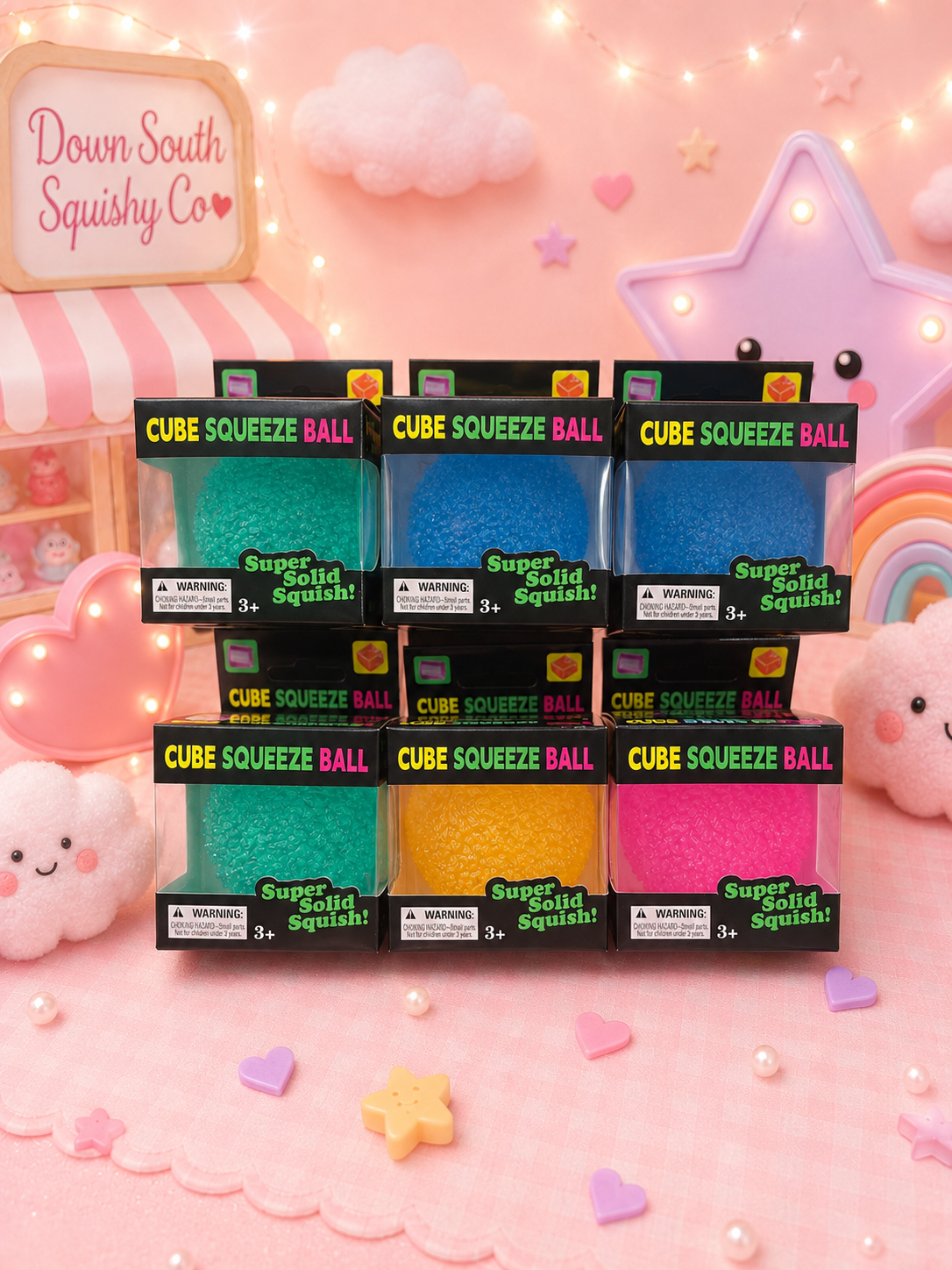 CUBE SQUEEZE BALL